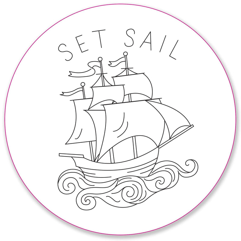 Nautical Embroidery Pattern Transfers - SpectrumStore SG