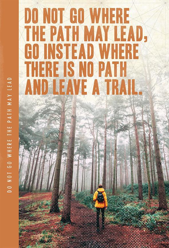 Notes 'N' Quotes Notebook: Do Not Go Where The Path - SpectrumStore SG