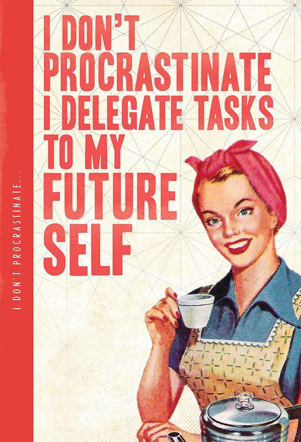 Notes 'N' Quotes Notebook: I Dont Procrastinate - SpectrumStore SG