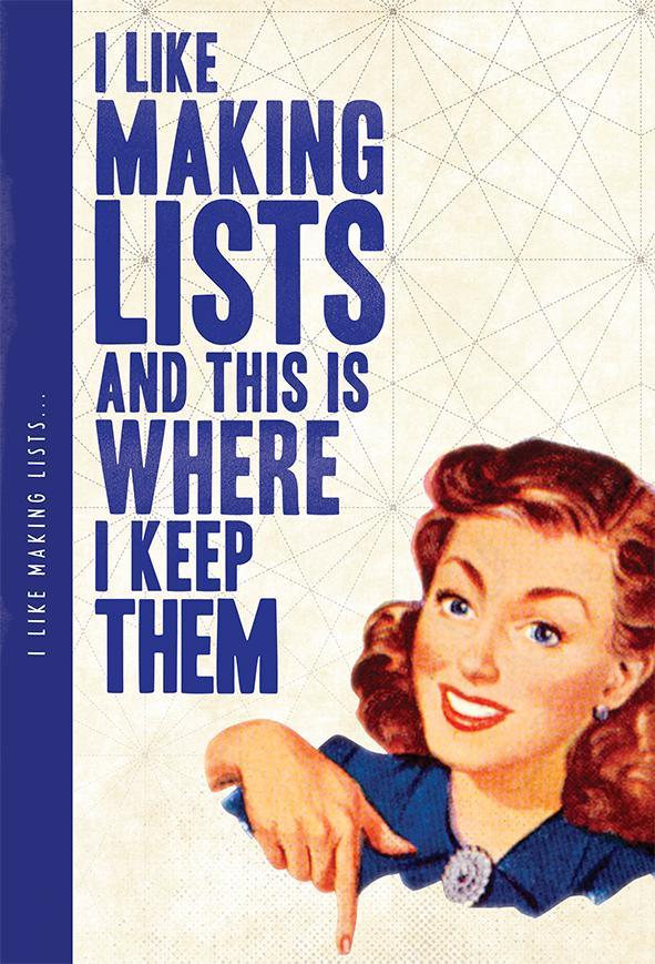 Notes 'N' Quotes Notebook: I Like Making Lists - SpectrumStore SG