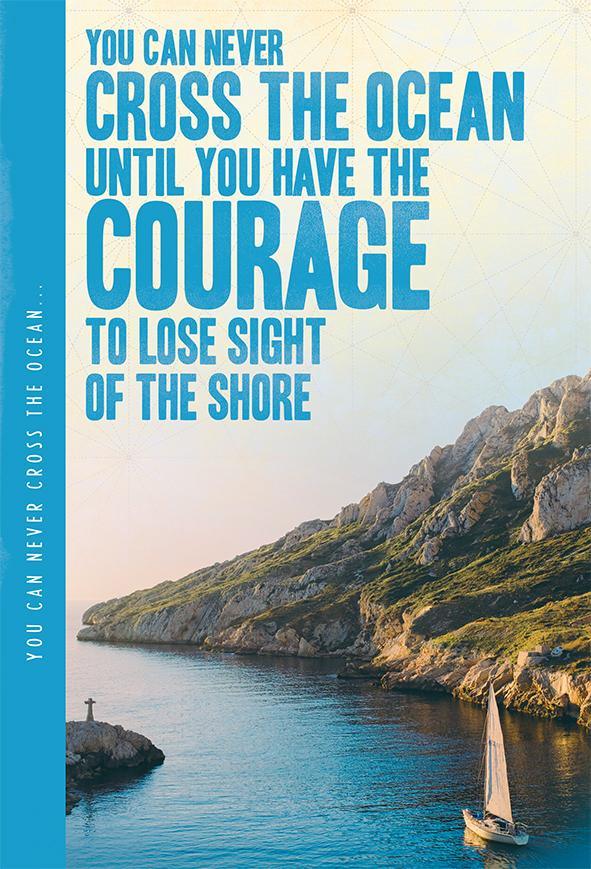 Notes 'N' Quotes Notebook: You Can Never Cross The Ocean - SpectrumStore SG
