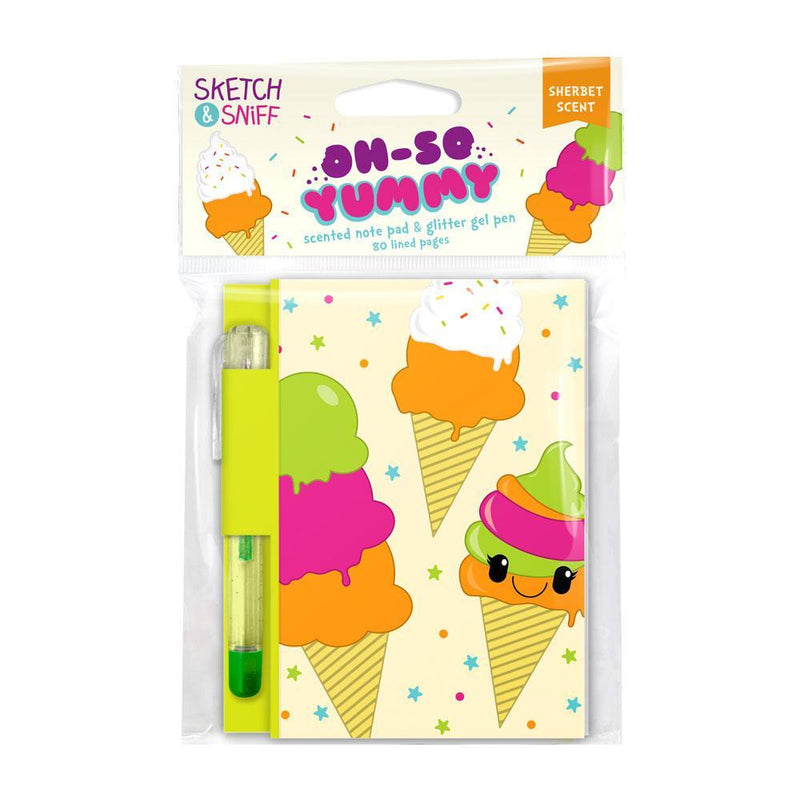 Oh So Yummy Note Pad: Rainbow Sherbet - SpectrumStore SG