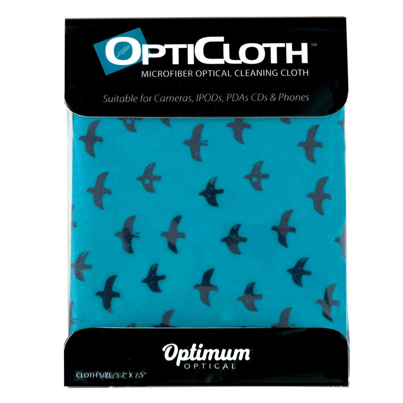 OptiCloth Microfiber Cleaning Cloth Green Birds - SpectrumStore SG