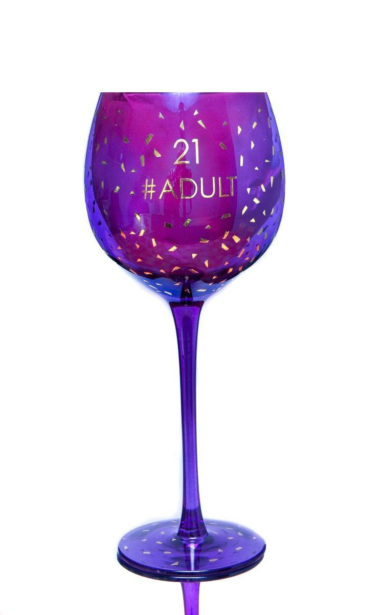 Opulent Wine Glass - Age 21 - SpectrumStore SG