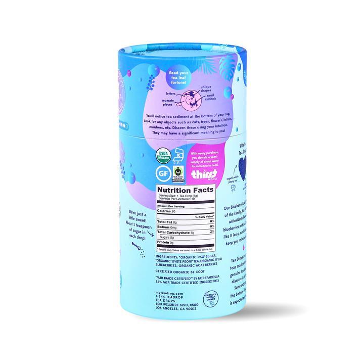 Organic Dissolvable Tea Drops - Blueberry Acai Tea - SpectrumStore SG