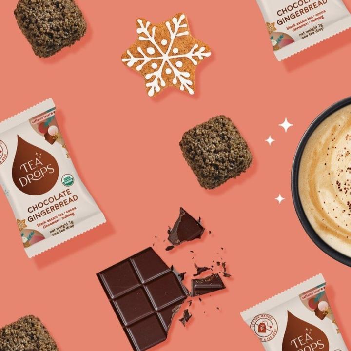 Organic Dissolvable Tea Drops - Chocolate Gingerbread - SpectrumStore SG