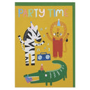 Party Time Jungle Disco Birthday Card - SpectrumStore SG