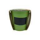 Pastel Coloured Pots With Chalk: Coriander - SpectrumStore SG