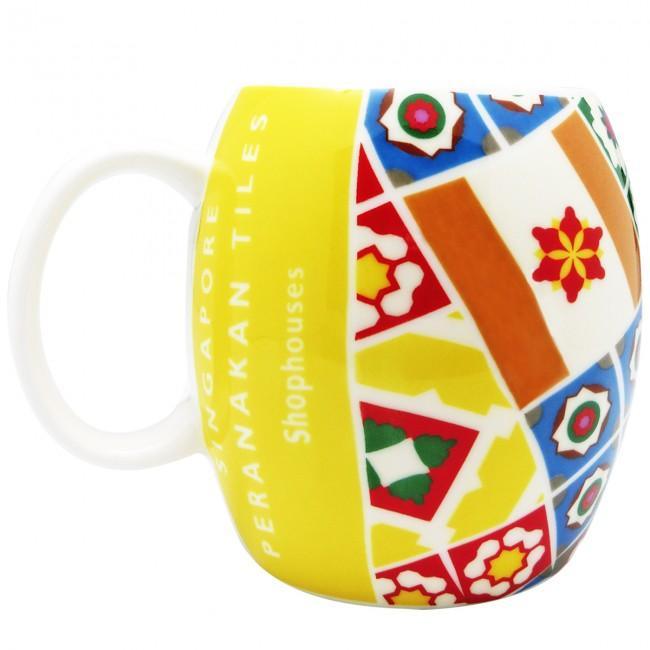 Peranakan Mix Ceramic Mug Diagonal - SpectrumStore SG