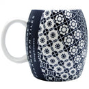 Peranakan Navy Blue Ceramic Mug - SpectrumStore SG