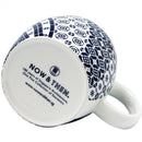 Peranakan Navy Blue Ceramic Mug - SpectrumStore SG