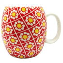 Peranakan Red Ceramic Mug - SpectrumStore SG