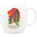 Peranakan White Ceramic Mug - SpectrumStore SG