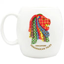 Peranakan White Ceramic Mug - SpectrumStore SG