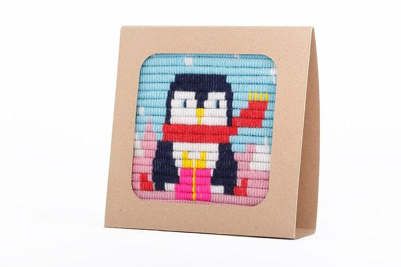 Picture Frame Needlepoint Kit - Penguin - SpectrumStore SG