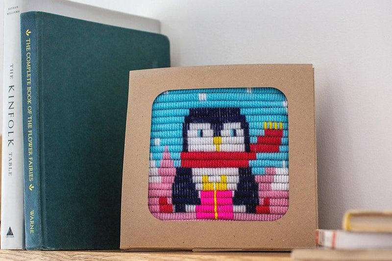 Picture Frame Needlepoint Kit - Penguin - SpectrumStore SG