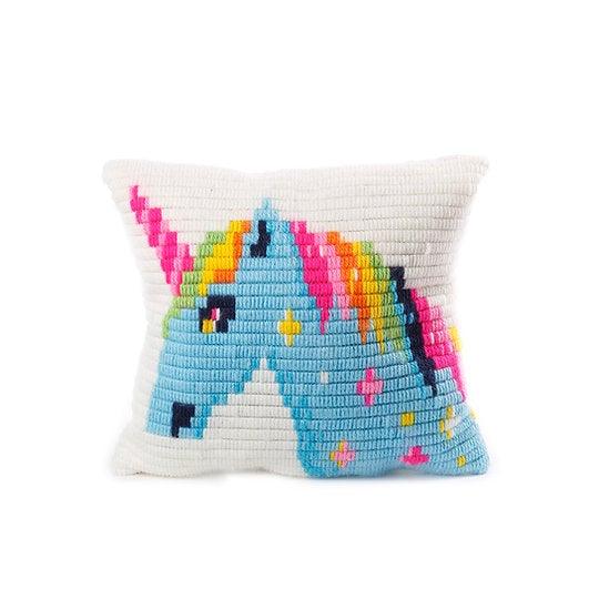 Pillow Needlepoint Kit - Unicorn - SpectrumStore SG
