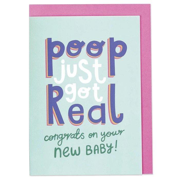 Poop Just Got Real. Congrats On Your New Baby! - SpectrumStore SG