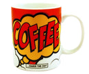 Porcelain mug: Coffee Comic Book - SpectrumStore SG