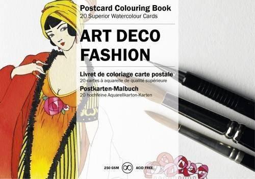 Postcard Colouring Book: Art Deco Fashion - SpectrumStore SG