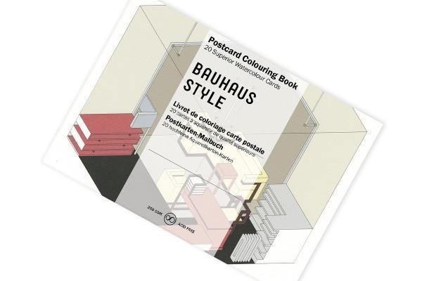 Postcard Colouring Book: Bauhaus Style - SpectrumStore SG