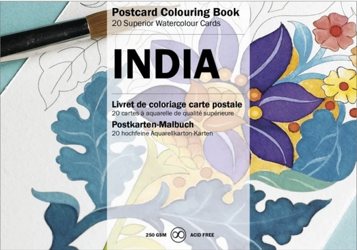 Postcard Colouring Book: India - SpectrumStore SG