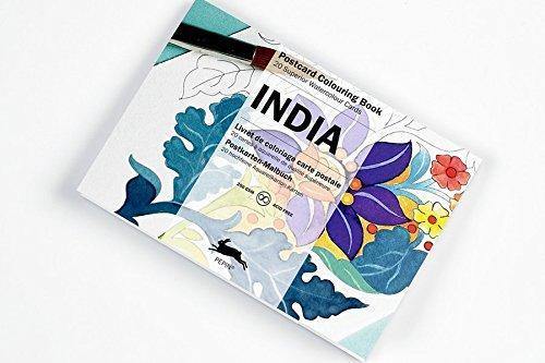 Postcard Colouring Book: India - SpectrumStore SG