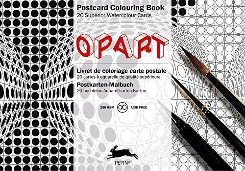 Postcard Colouring Book: Op Art - SpectrumStore SG