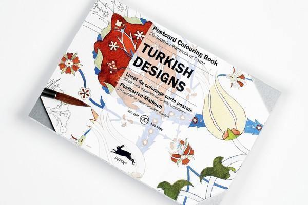 Postcard Colouring Book: Turkish Designs - SpectrumStore SG