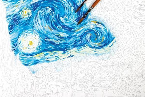 Postcard Colouring Book: Van Gogh - SpectrumStore SG