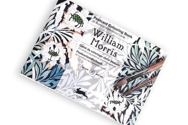 Postcard Colouring Book: William Morris - SpectrumStore SG