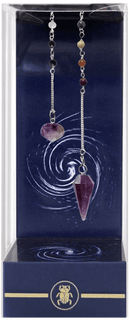 Premium Chakra and Amethyst - Pendulum - SpectrumStore SG