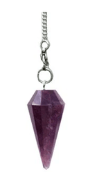 Premium Chakra and Amethyst - Pendulum - SpectrumStore SG