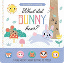 Press and Play Silicon Sound Book - What Did Bunny Hear? - SpectrumStore SG
