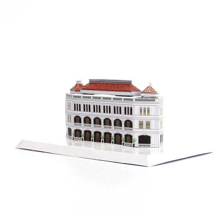 Raffles Hotel Postcard And Cut-out Statue - SpectrumStore SG