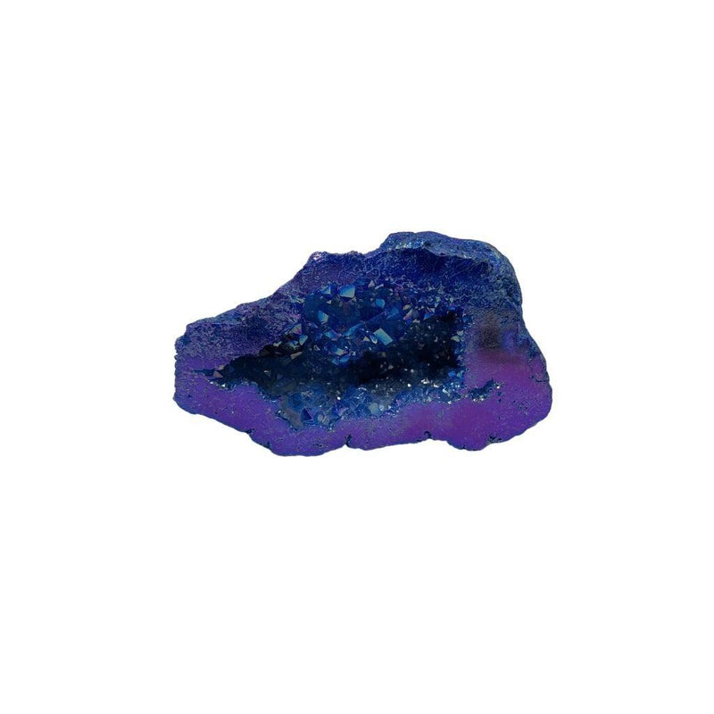 Rainbow Aura Quartz Geode - SpectrumStore SG