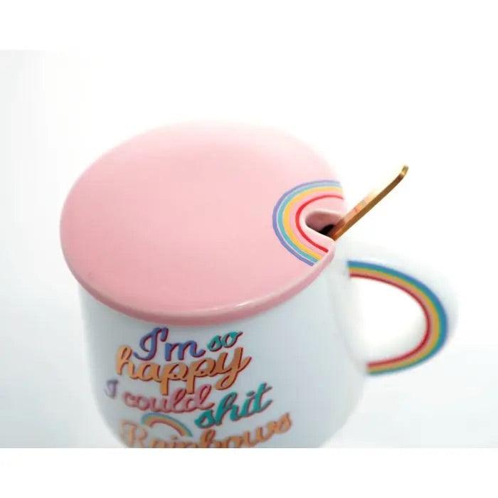 Rainbow Mug - I'm So Happy - SpectrumStore SG
