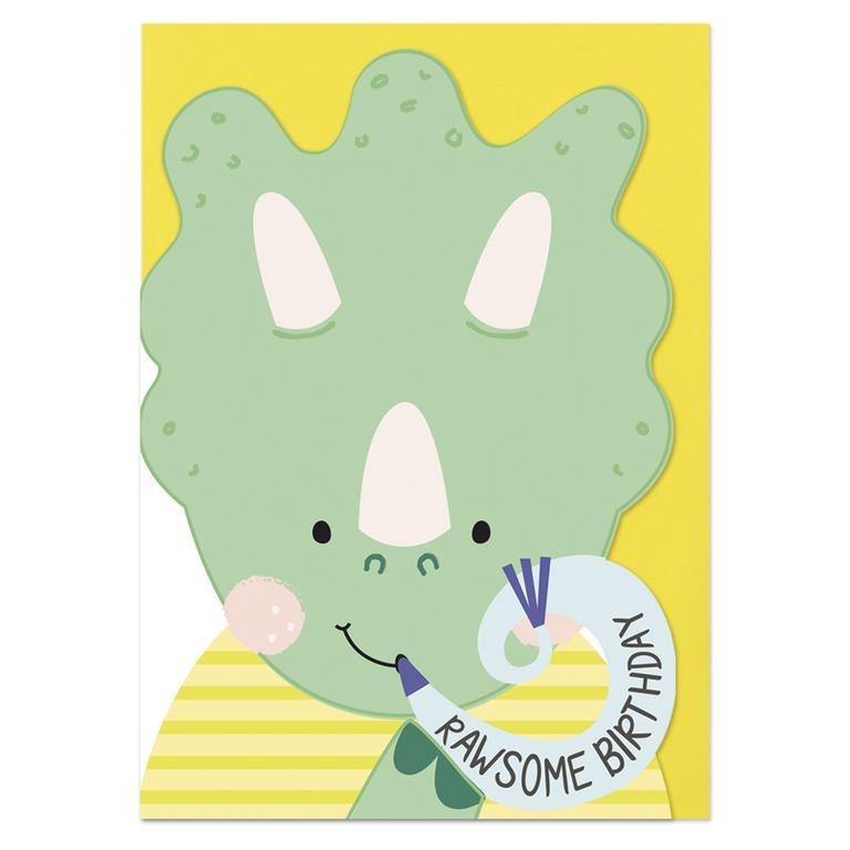 Rawsome Birthday Card - Dino - SpectrumStore SG