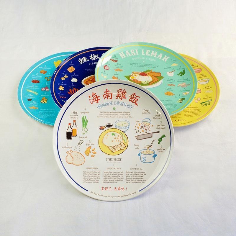 Recipe Plates - Chicken Rice - SpectrumStore SG