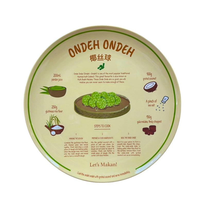 Recipe Plates - Ondeh Ondeh - SpectrumStore SG