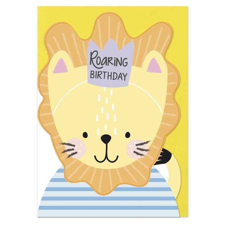 Roaring Birthday Card - Lion - SpectrumStore SG