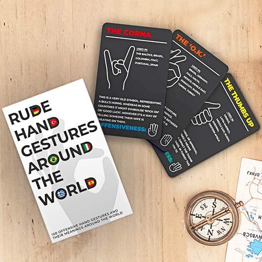 Rude Hand Gestures Around the World Trivia - SpectrumStore SG