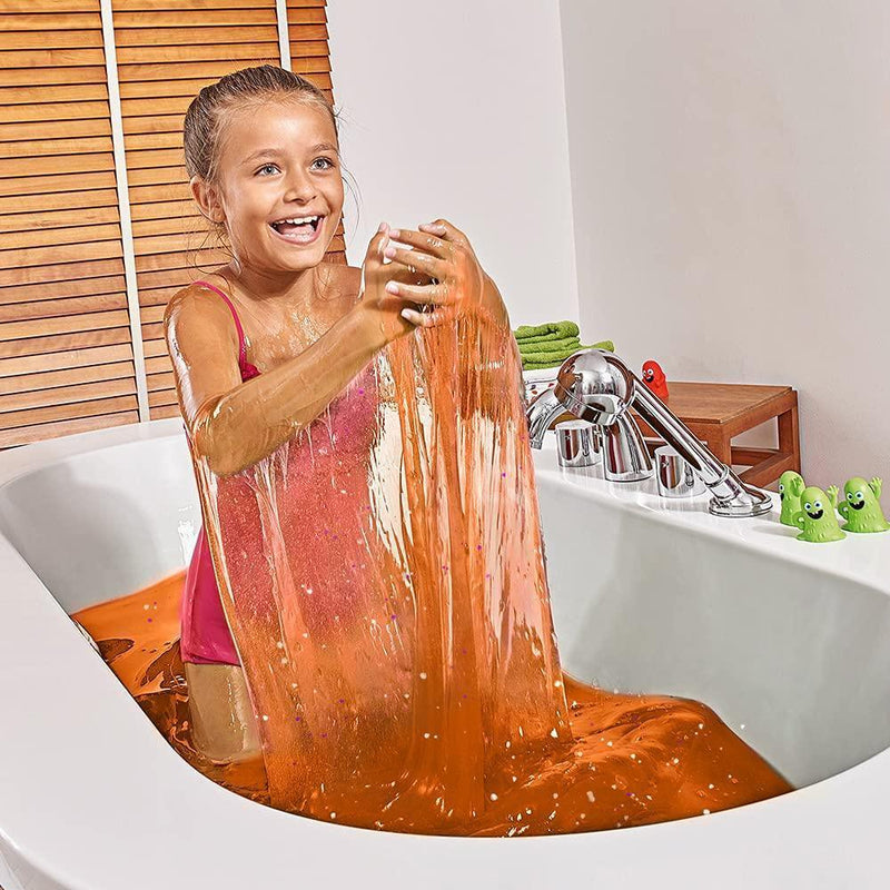 Ryan's World Gllitter Slime Baff 150g - Orange - SpectrumStore SG