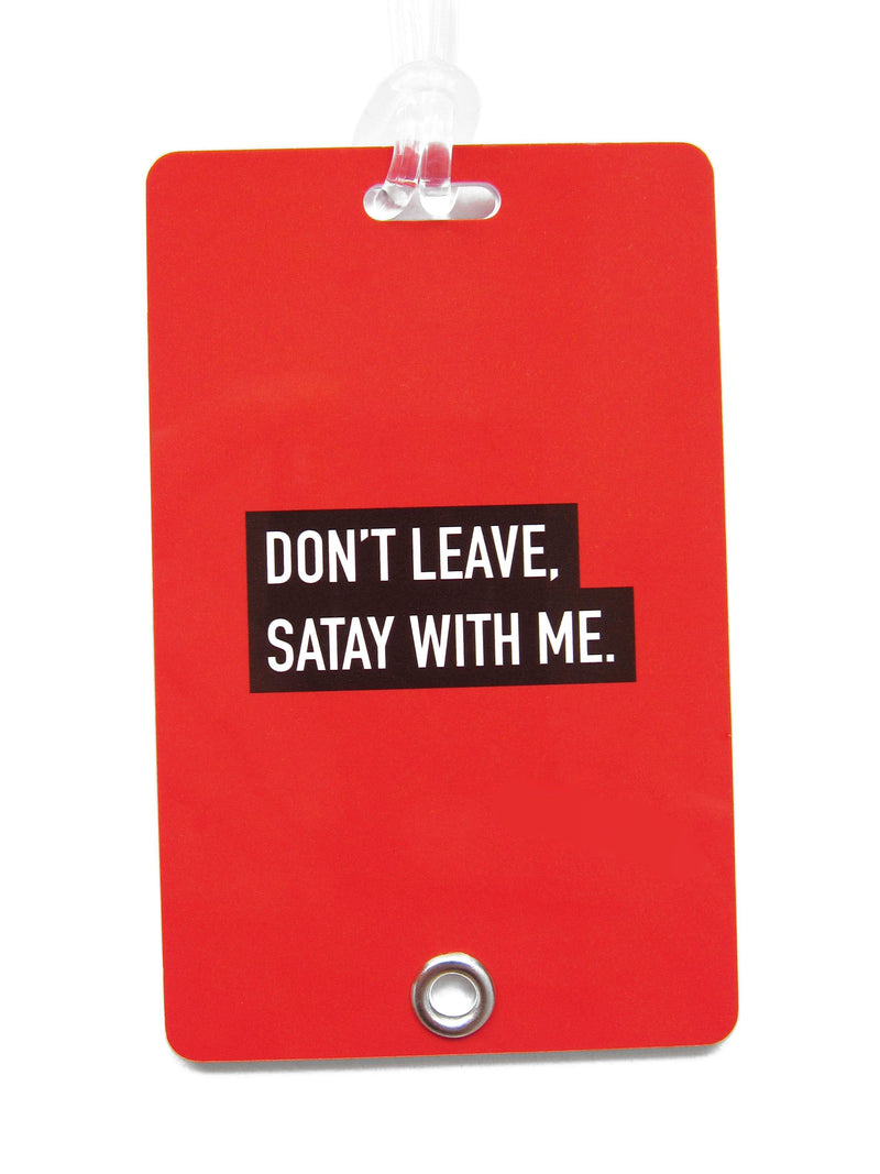 Satay Punny Luggage Tag - SpectrumStore SG