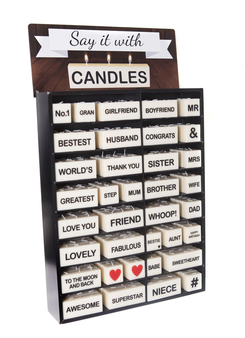 Say It With Words Candle - Awesome - SpectrumStore SG