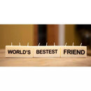 Say It With Words Candle - Bestest - SpectrumStore SG