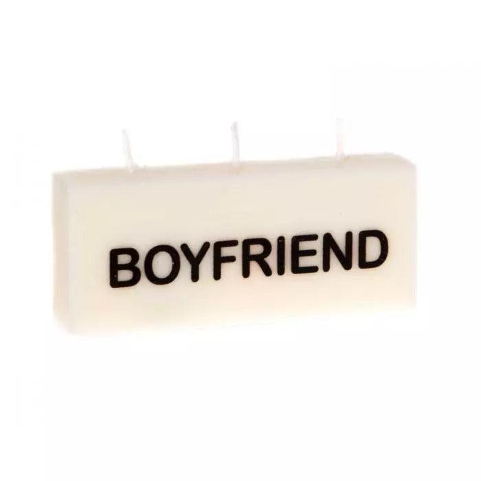 Say It With Words Candle - Boyfriend - SpectrumStore SG