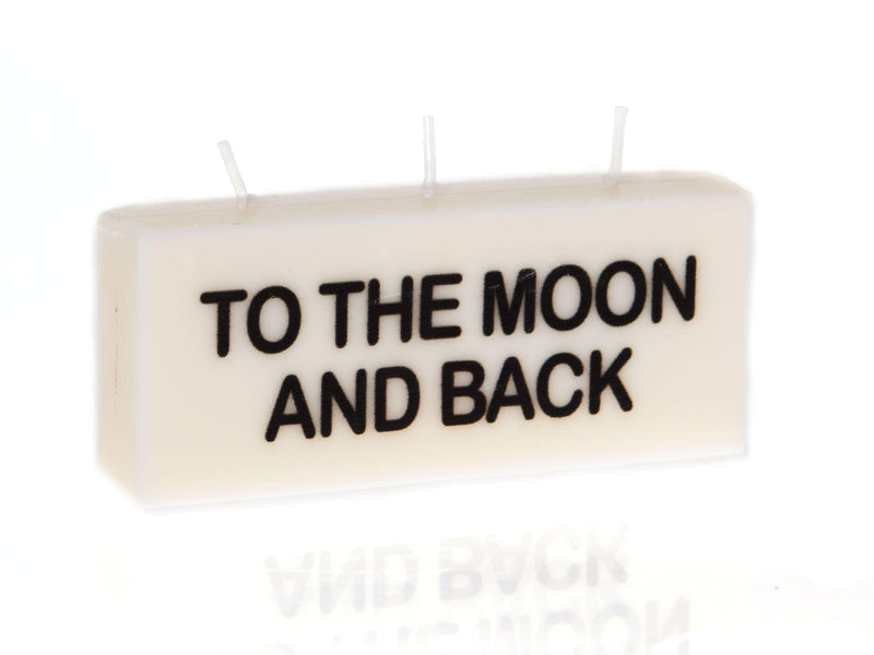 Say It With Words Candle - Moon And Back - SpectrumStore SG