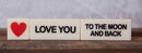 Say It With Words Candle - Moon And Back - SpectrumStore SG