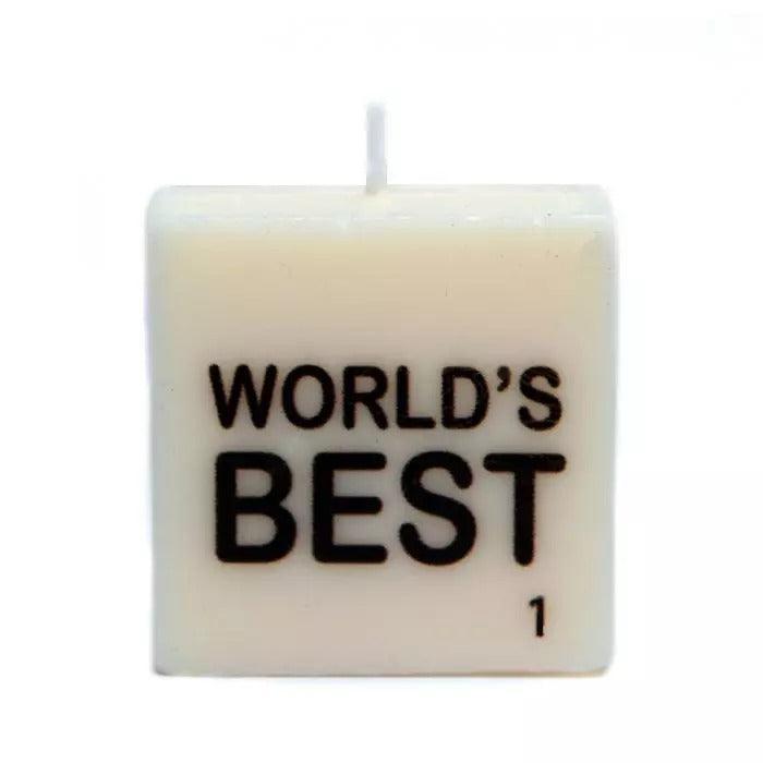 Say It With Words Candle - World's Best - SpectrumStore SG